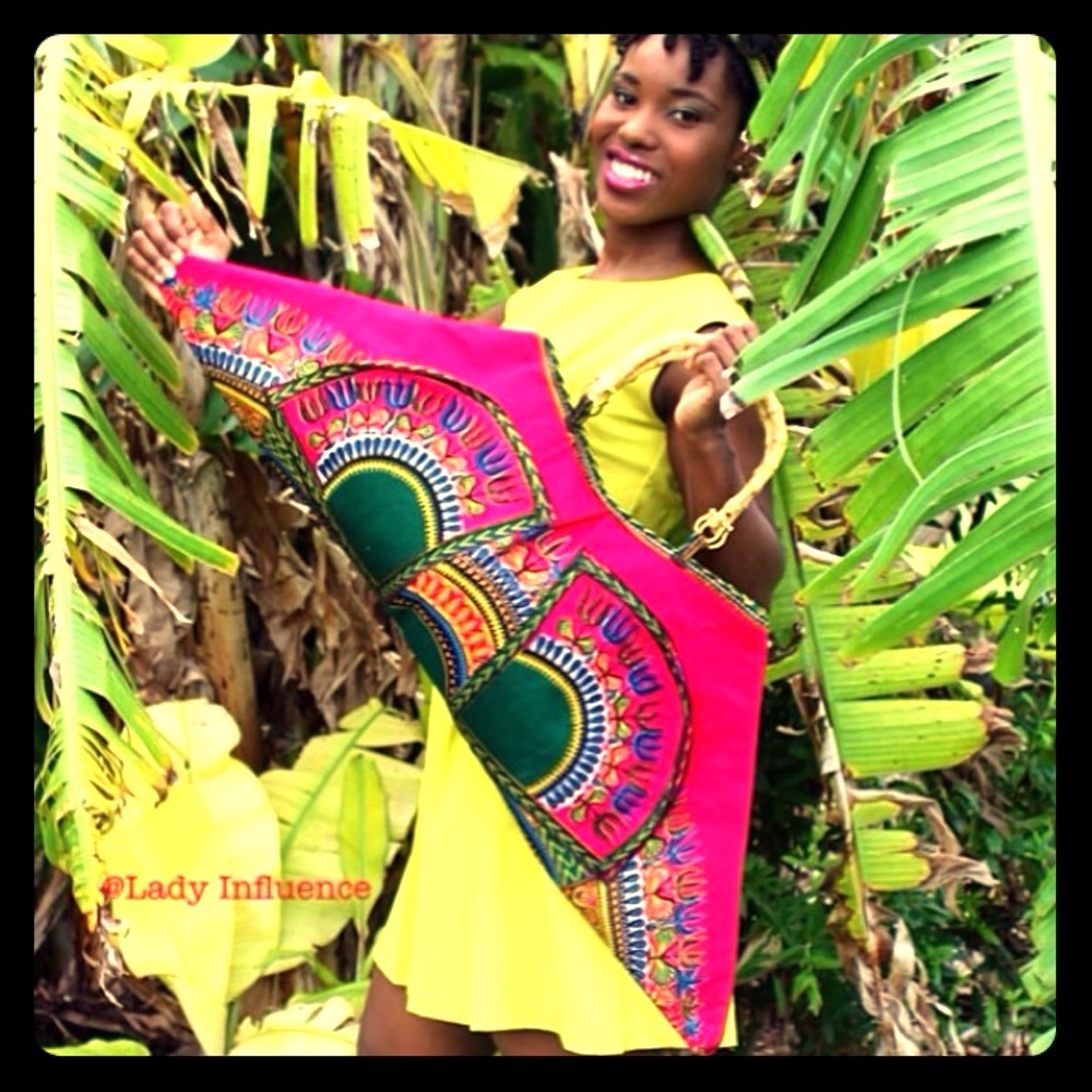 Beautiful dashiki print bag